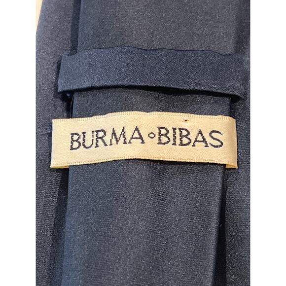 Burma Bibas Men’s‎ Comfort Career Silk Professional Meeting Tie One Size Blue - Picture 3 of 3